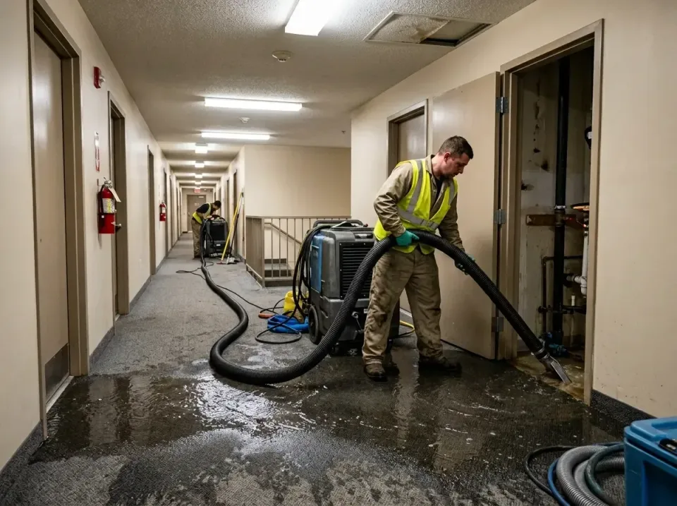 multi-unit-apartment-hallway-f-005 — frequently asked questions, Emergency Burst Pipe Water Extraction & Removal in Moraine,…